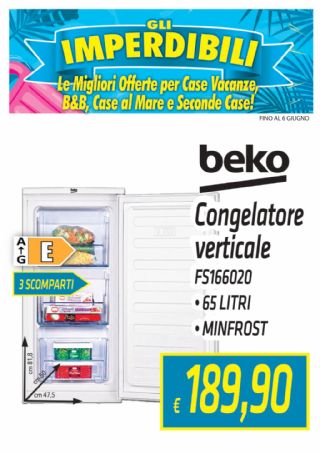 CONGELATORE BEKO FS166020